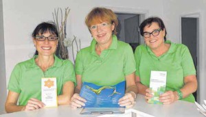 Ein eingespieltes Team (von links): Sabrina Christ, Dr. med. Jana Lill und Regina Grabher.